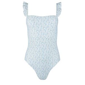 Minnow slate floral women’s one piece swimsuit